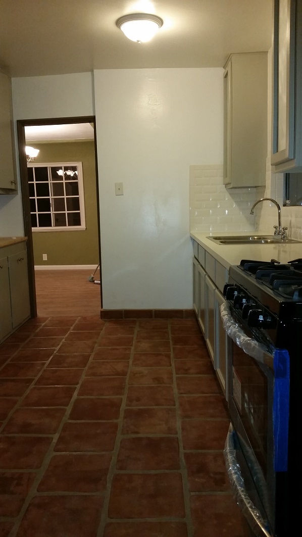 Updated kitchen featuring new countertops, fresh paint, and a full interior remodel.